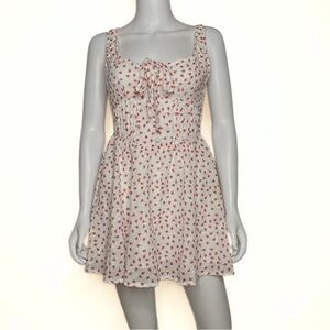 Bailey Rose Printed Mini Dress Womens SZ S Dainty Coquette Balletcore Fairycore